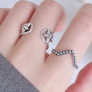 NEW Vintage Adjustable Star Ring‎ | 925 Sterling Silver